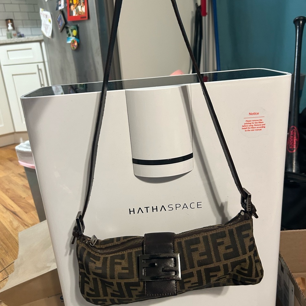 Fendi Brown Monogram Shoulder Bag
